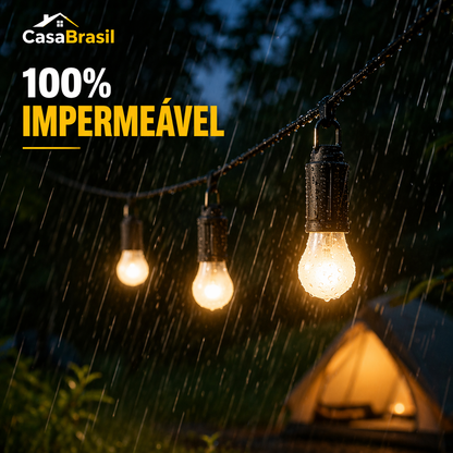Kit 10 Lâmpadas LED Solar ProLight - Energia Solar Duradoura e Impermeável
