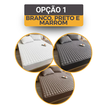 [PAGUE 1, LEVE 3] HydraSoft™ Jogo de Cama Impermeável Premium – Capa + 2 Fronhas
