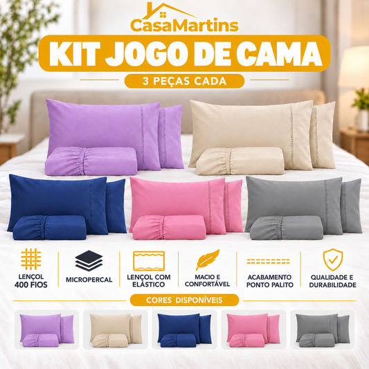 Kit Jogo de Cama